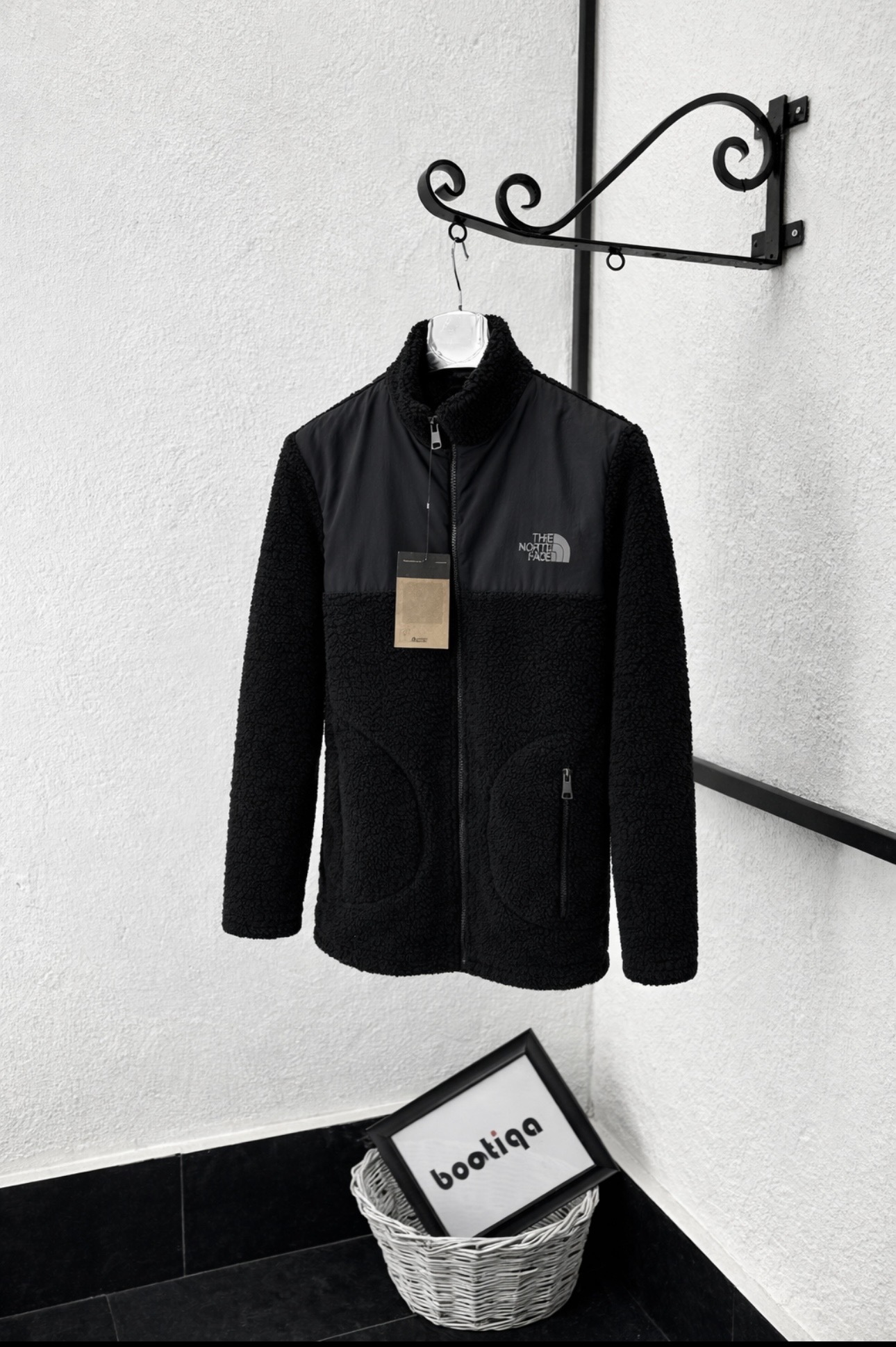 Polar Fermuarlı Ceket Siyah